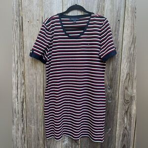 Tommy Hilfiger Striped T Shirt Dress size Large